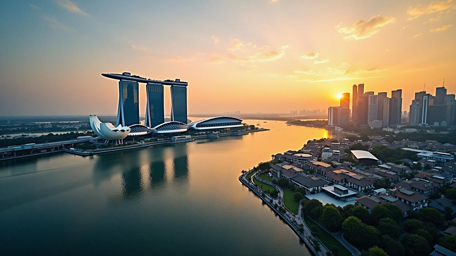 Professional financial advisors in a Singapore office setting